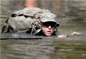 Female ranger candidate at Florida's Eglin AF Base.png